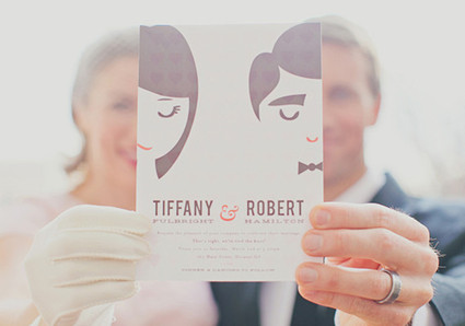 Valentine's Day Elopement Invitation Portrait