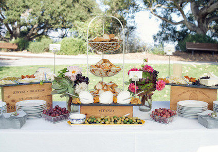 Vintage Santa Barbara Wedding Dessert Table