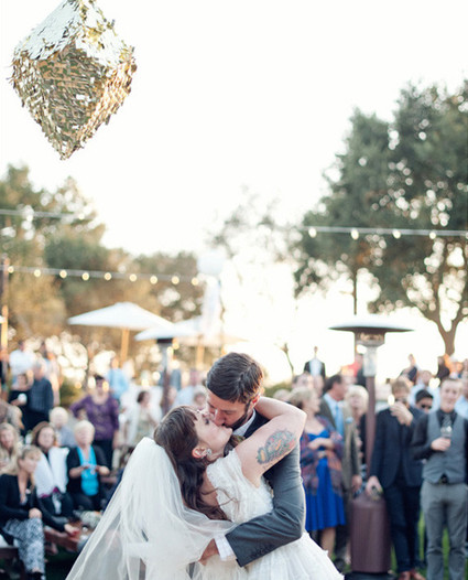 Vintage Santa Barbara Wedding Dance Floor