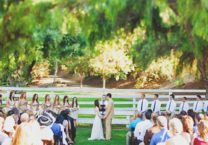 Vintage Southern County Fair Wedding Ceremony Inspiration