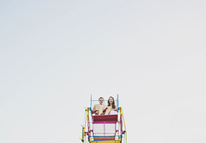 Vintage Southern County Fair Wedding Portrait