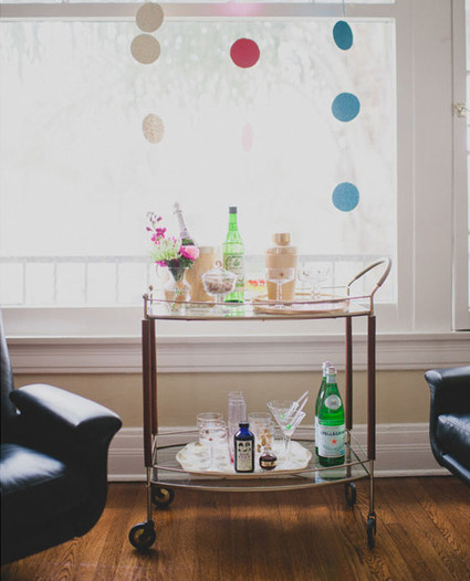 Bar Cart Wedding Inspiration