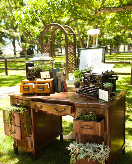 Vintage California Ranch Wedding Decor