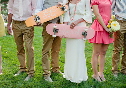wedding skateboards