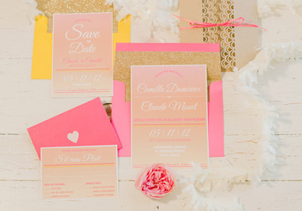 Modern Monet inspired shoot Wedding Inspiration