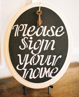 Chalkboard Wedding Inspiration