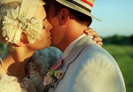 Roaring 1920's Wedding Portrait