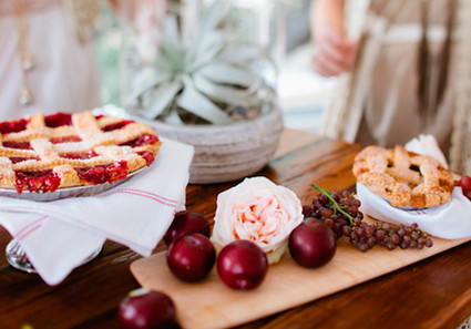 bridal brunch dessert table