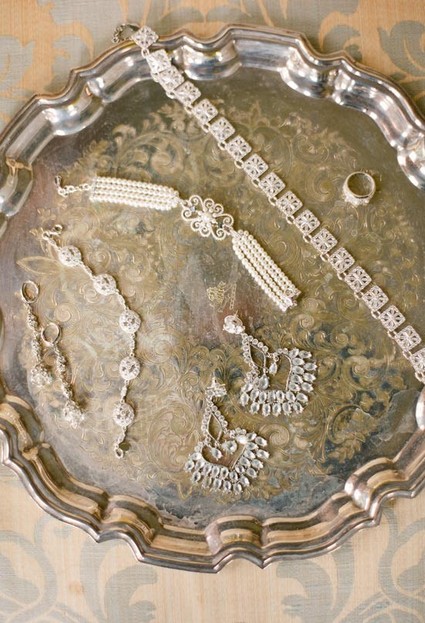 Vintage bridal accessories