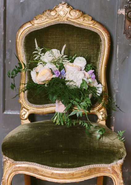 Vintage Austin Wedding Bridal Bouquet