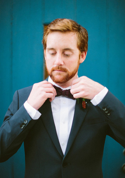 Vintage Austin Wedding Groom