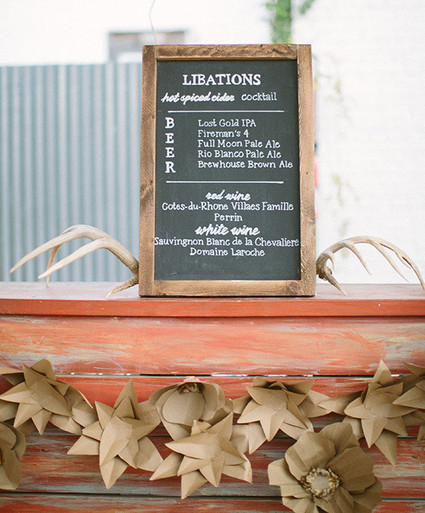 Vintage Austin Wedding Signage Inspiration
