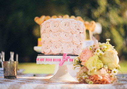 Blush Wedding Cake