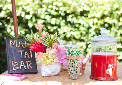 tiki bridal shower drinks