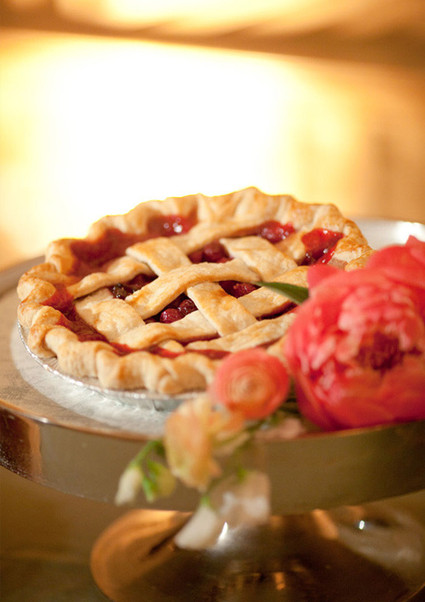 Whimsical wedding pie