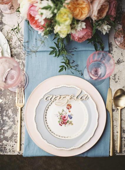 Place Setting Wedding Inspiration
