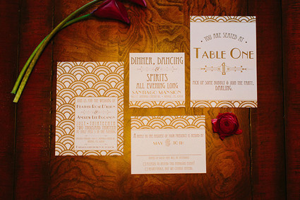 Great Gatsby wedding inspiration Wedding Inspiration