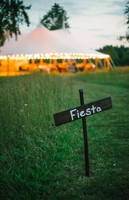 Vintage Mexican Fiesta Inspired Wedding Signage