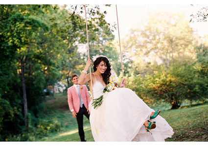 Vintage Mexican Fiesta Inspired Wedding Portraits Inspiration