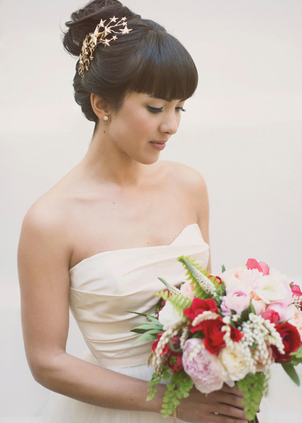 Wes Anderson Inspired Wedding Bride