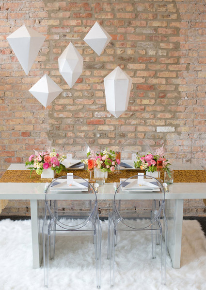 Geometric wedding inspiration Wedding Inspiration