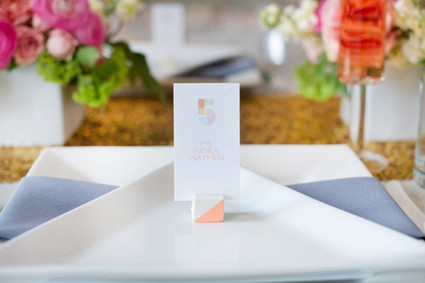 Geometric wedding inspiration Wedding Inspiration
