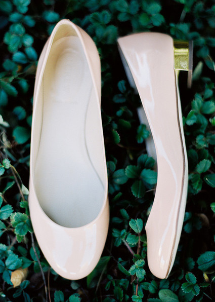 Light pink wedding flats
