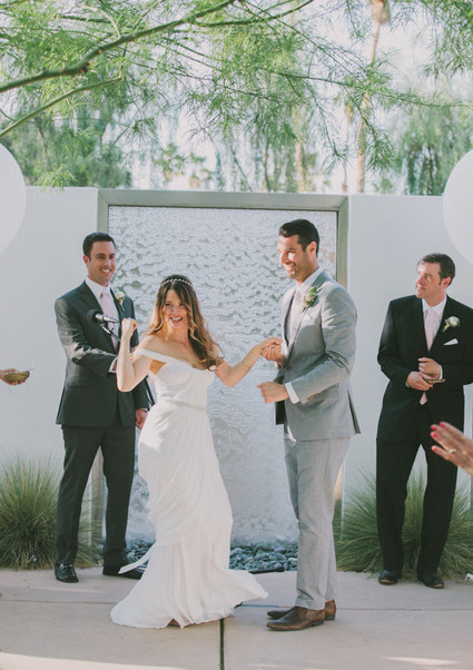 Whimsical Palm Springs Wedding Ceremony