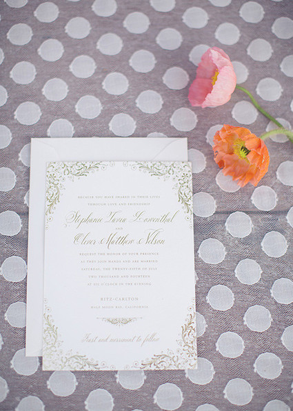 Vibrant Spring Wedding Invitation