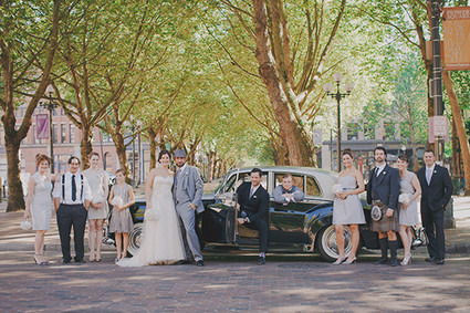 Vintage Glam Seattle Wedding