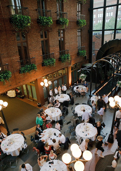 Vintage Glam Seattle Wedding Reception