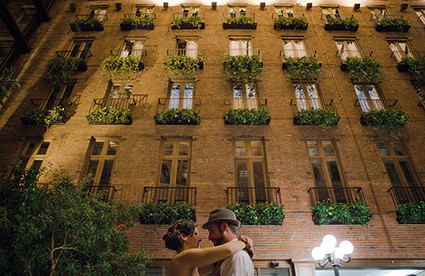 Vintage Glam Seattle Wedding