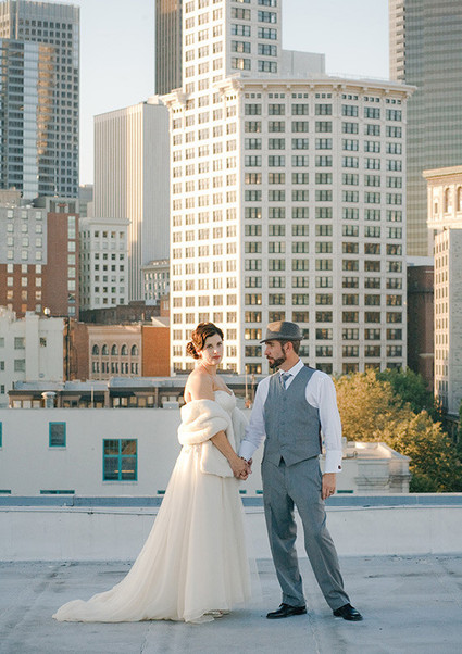 Vintage Glam Seattle Wedding