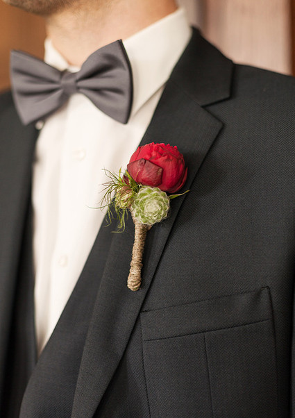 grey bow tie