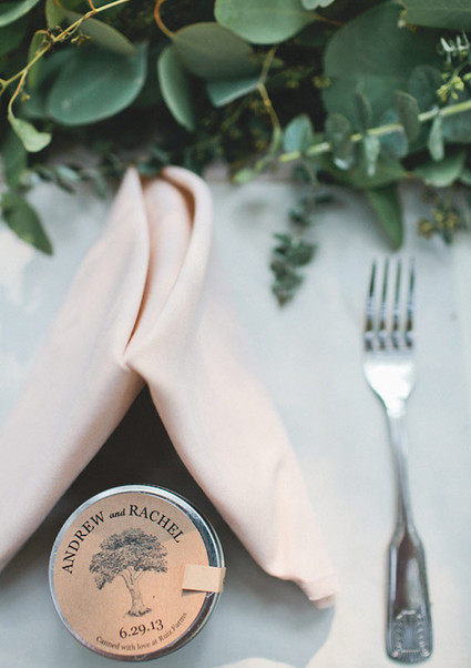 Vintage Woodland California Wedding Favors Inspiration