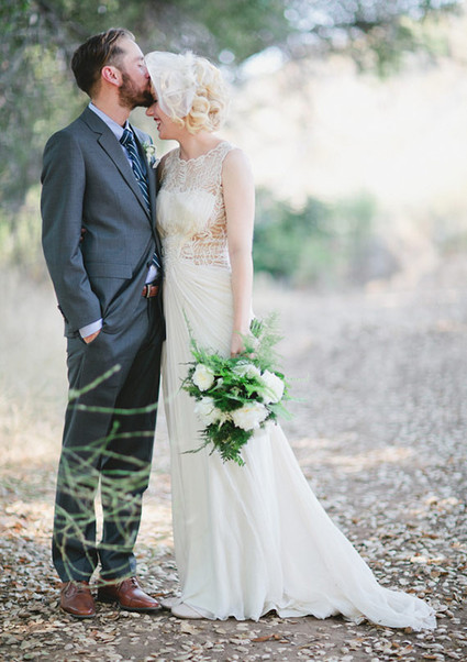 Vintage Woodland California Wedding Portraits