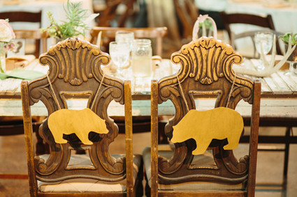 gold chair decoration