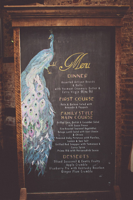 Chalkboard Menu