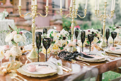 Halloween masquerade wedding inspiration Wedding Inspiration