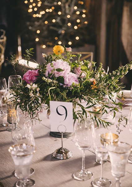 Vintage Wedding Table Number