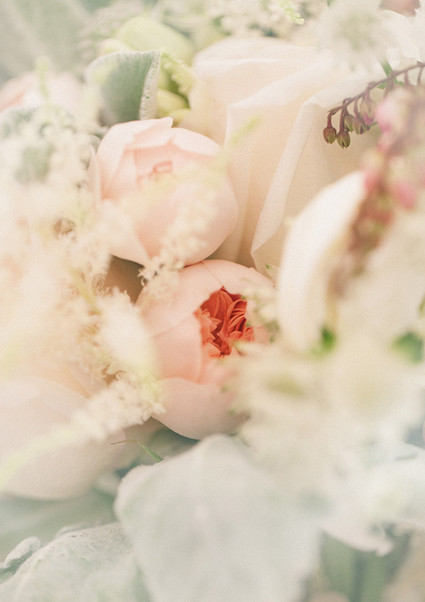 Soft Peach florals