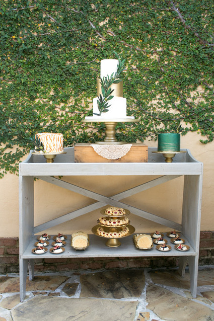 wedding dessert table