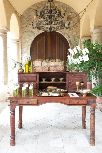 tuscan wedding food and drink