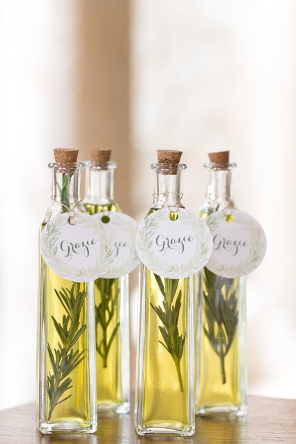 tuscan wedding favors