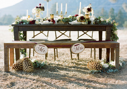 Rustic winter wedding inspiration Wedding Inspiration