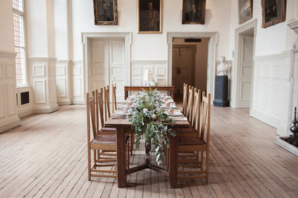 Organic and natural tablescape