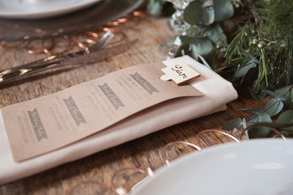 Organic menu