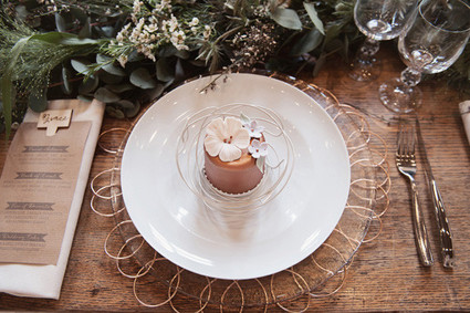 Organic and natural tablescape