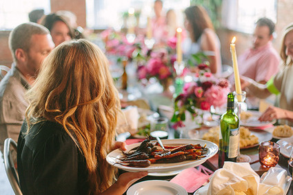 An Autumn dinner party Wedding Inspiration