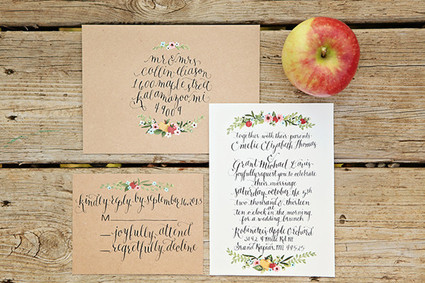 Calligraphy Wedding Inspiration